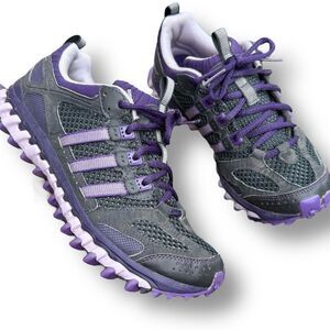 Adidas Women's Trail Running Shoes Size 7 Purple Athletic Sneakers